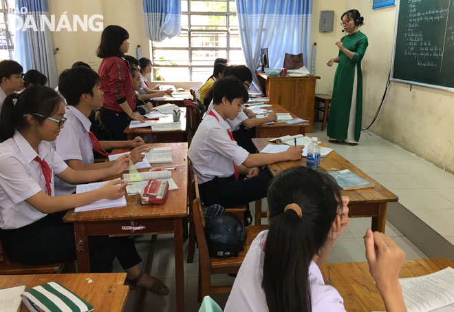 “Ngọn cờ đầu” bậc THCS ở quận Liên Chiểu “Ngọn cờ đầu” bậc THCS ở quận Liên Chiểu