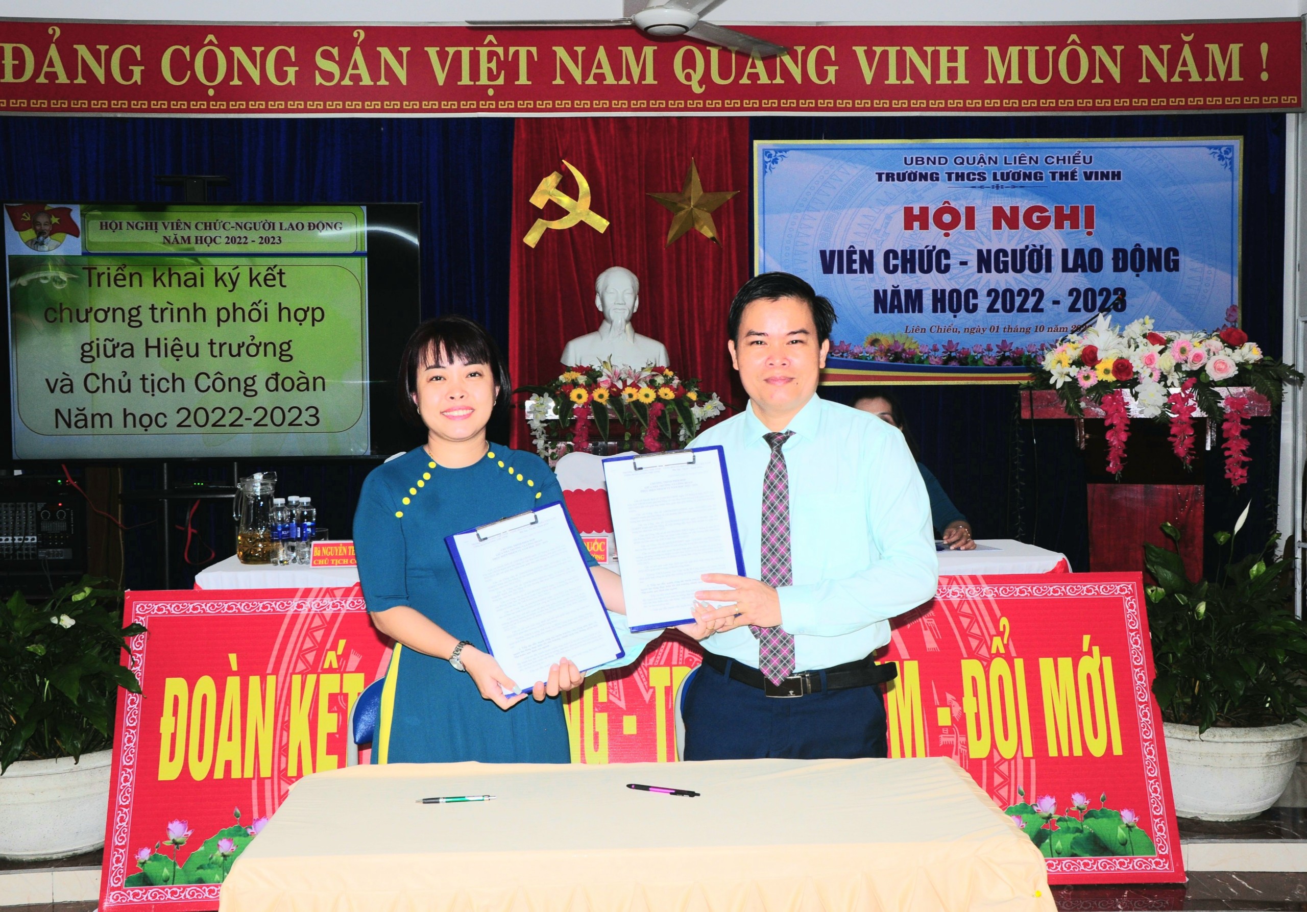 HỘI NGHỊ VIÊN CHỨC – NGƯỜI LAO ĐỘNG NĂM HỌC 2022-2023