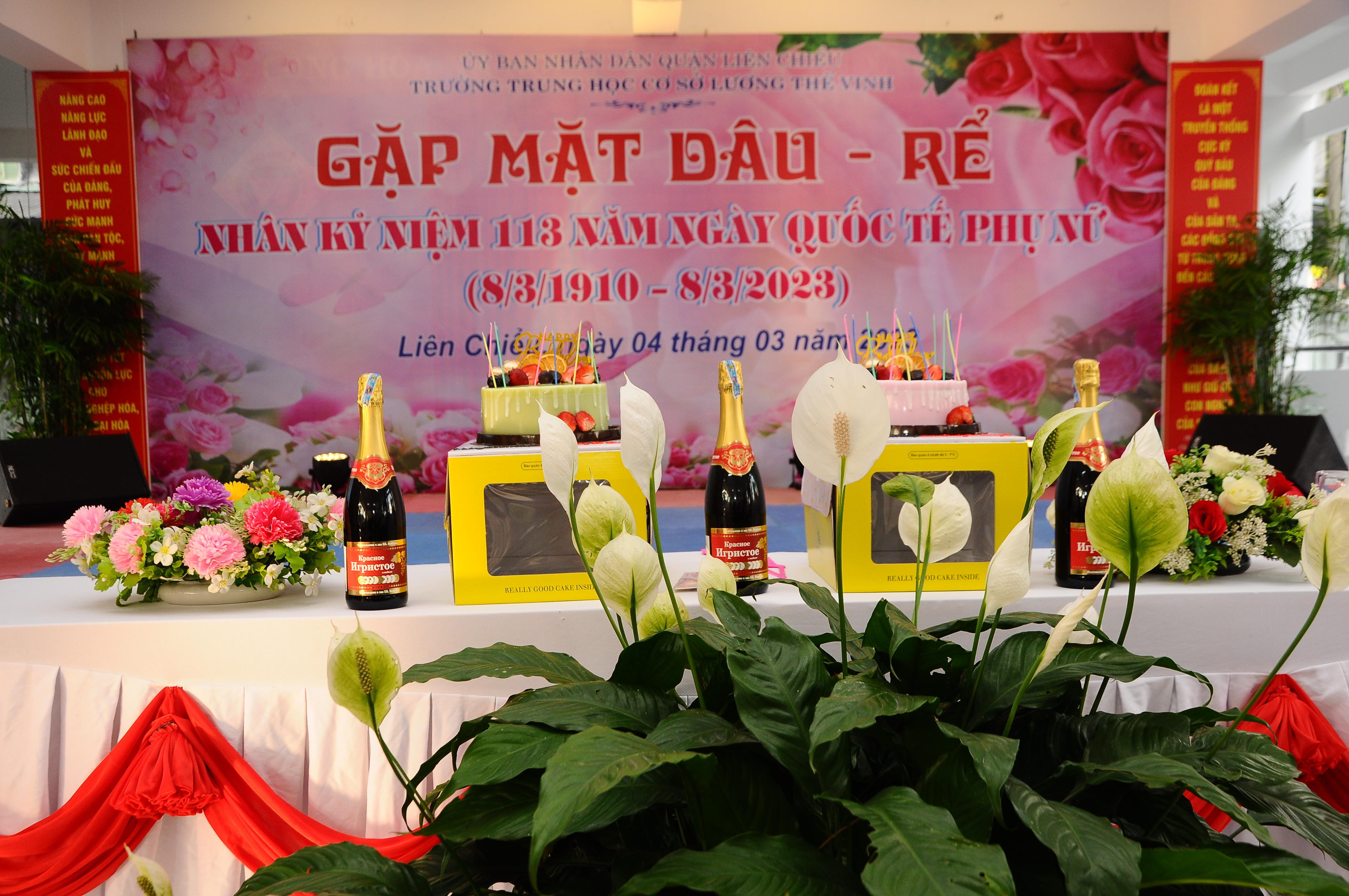 Trường THCS Lương Thế Vinh tổ chức Gặp mặt Dâu – Rể nhân kỷ niệm 113 năm Ngày Quốc tế Phụ nữ 8/3