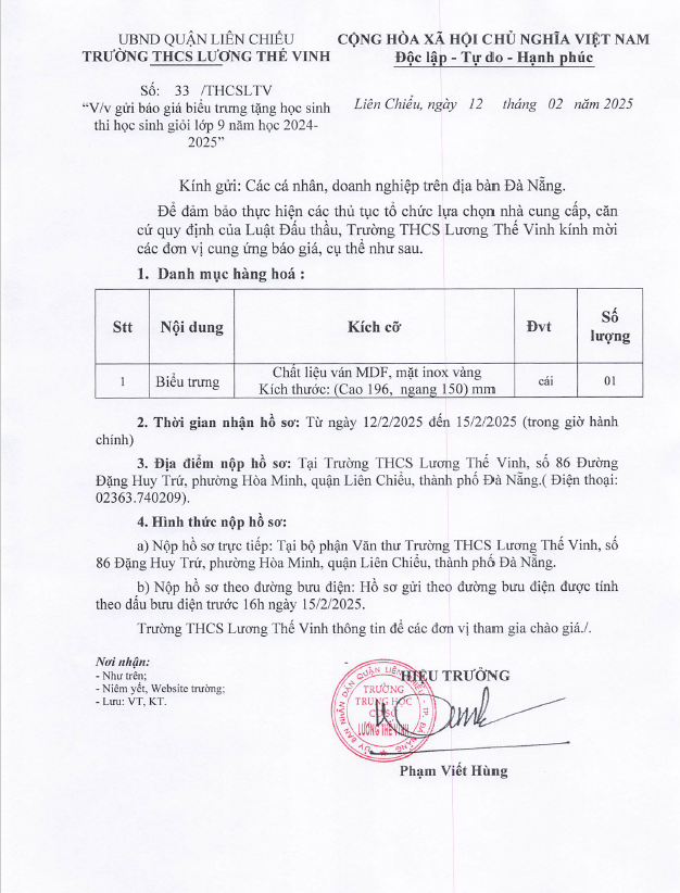 BÁO GIÁ BIỂU TRƯNG TẶNG HỌC SINH BÁO GIÁ BIỂU TRƯNG TẶNG HỌC SINH