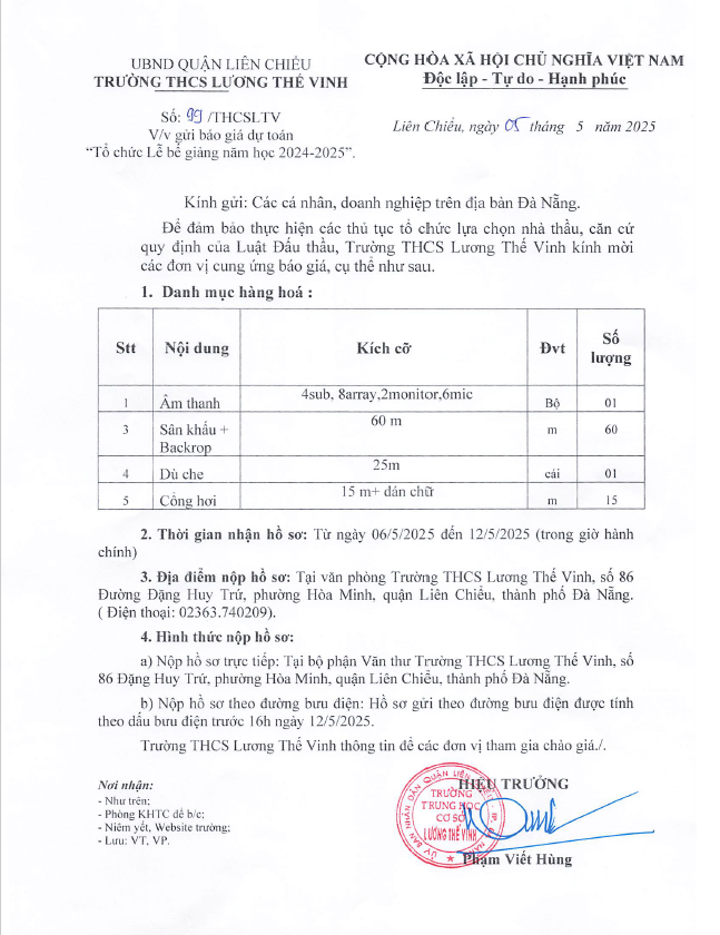 BÁO GIÁ ÂM THANH, DÙ BẾ GIẢNG BÁO GIÁ ÂM THANH, DÙ BẾ GIẢNG